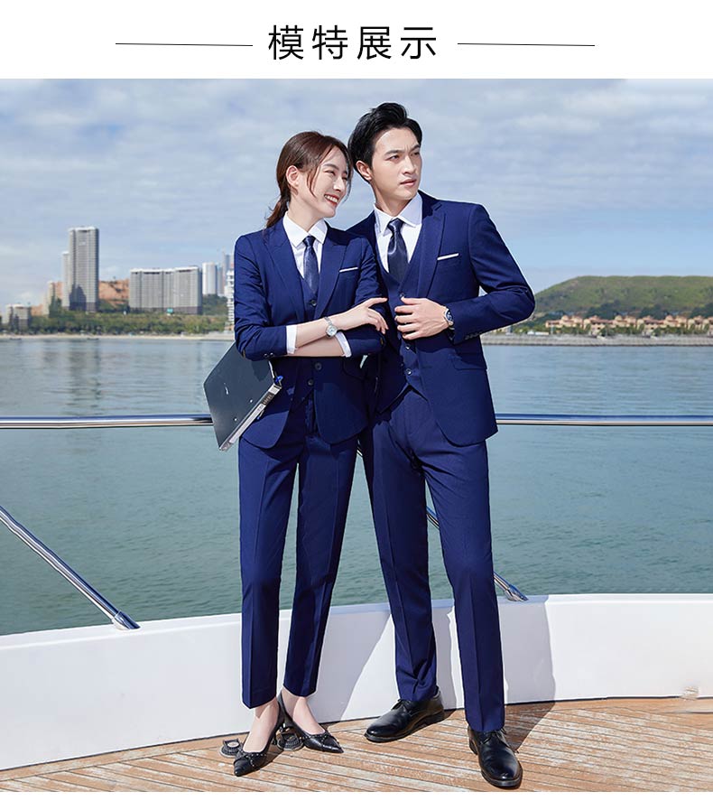 公司團體西服定制模特展示圖1